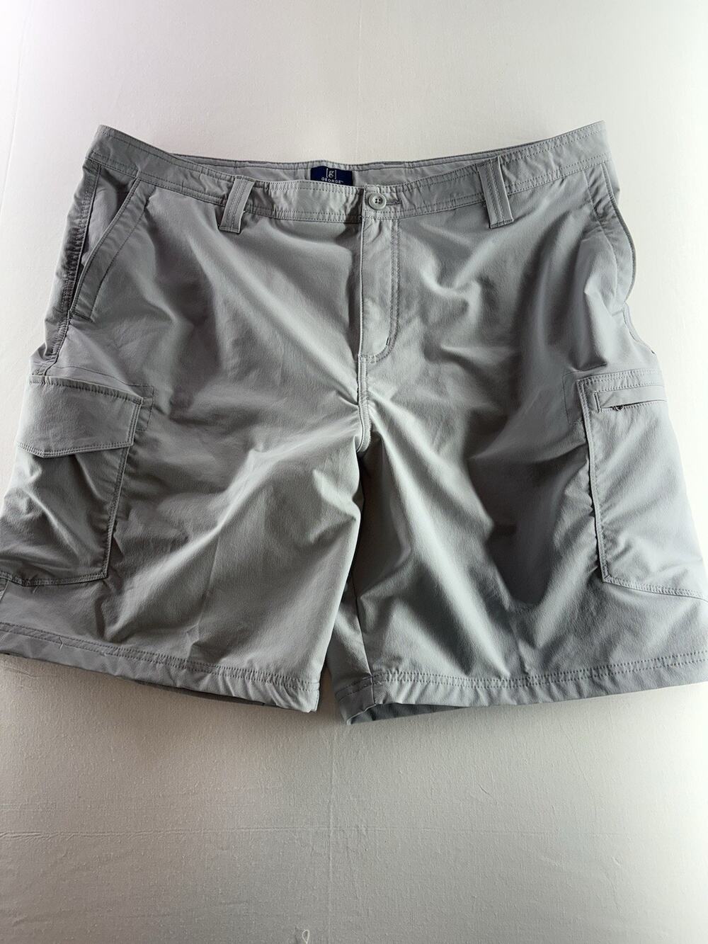 George Size 44 Men’s Cargo Shorts Gray Made In‎ Kenya Ships Fast!!